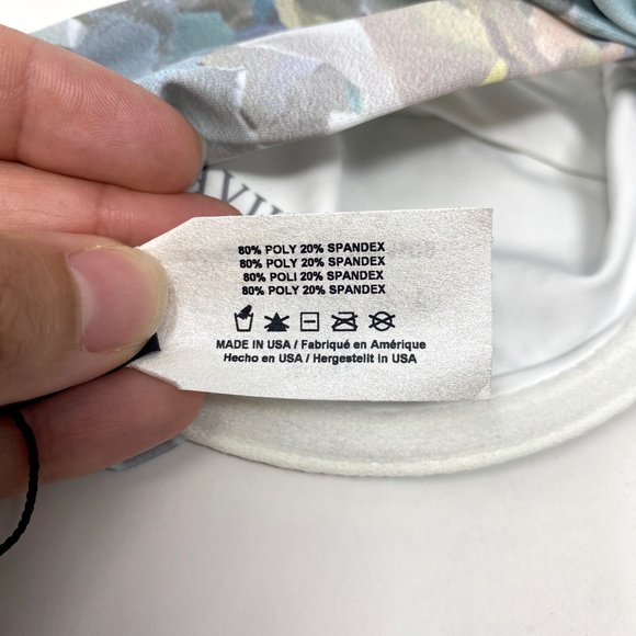 Tavik Women's Charlie Bandeau Swim TOP ONLY Petale Blanc - Picture 6 of 6